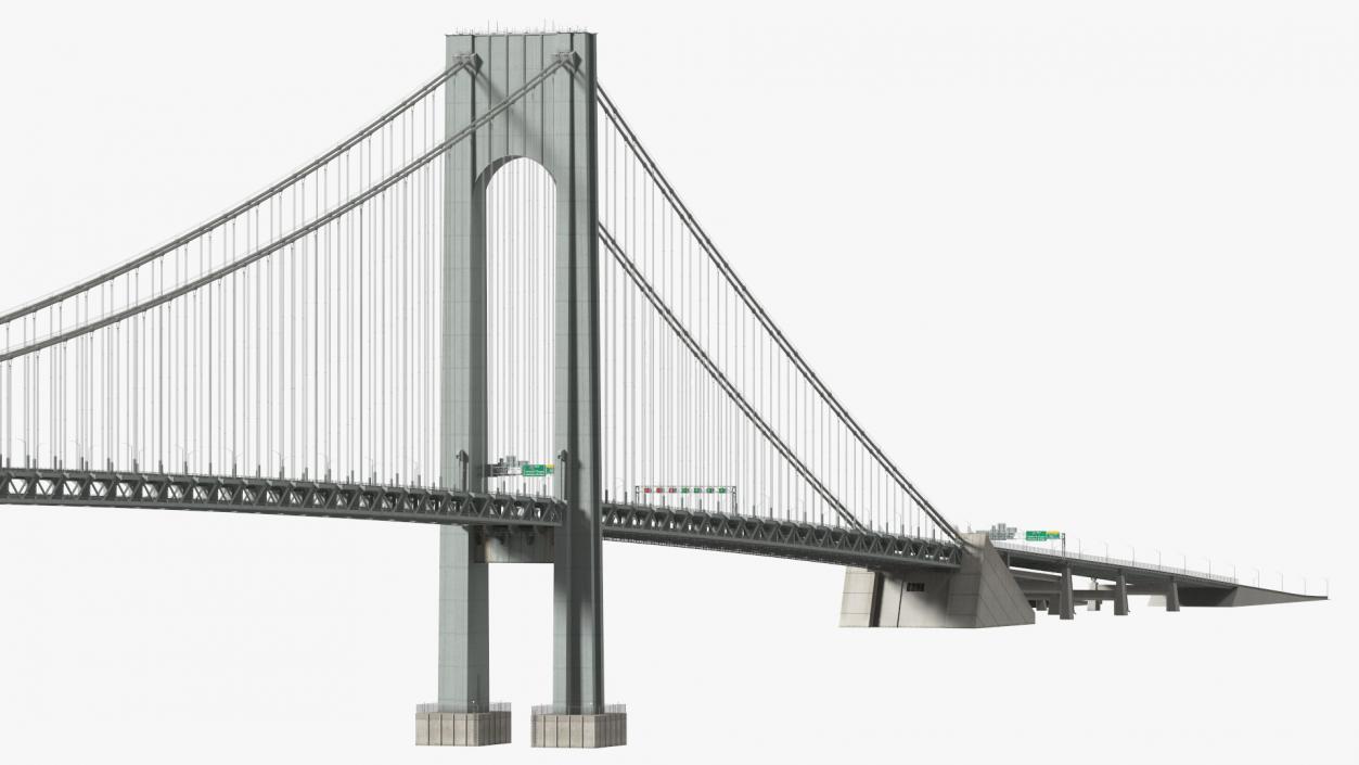 3D Suspension Bridges Collection 4