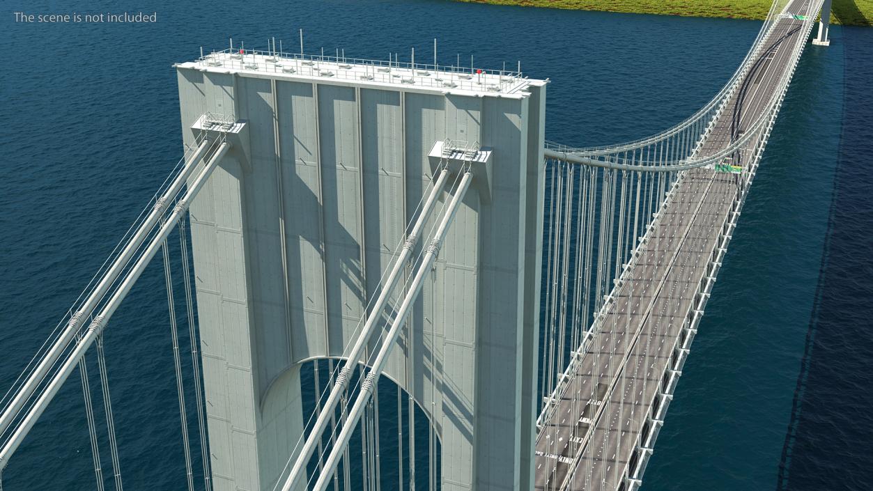 3D Suspension Bridges Collection 4