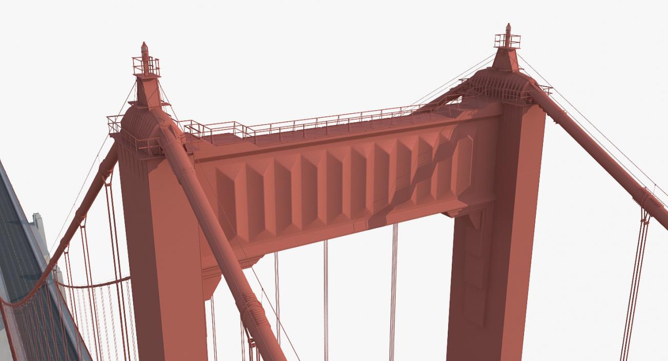 3D Suspension Bridges Collection 4