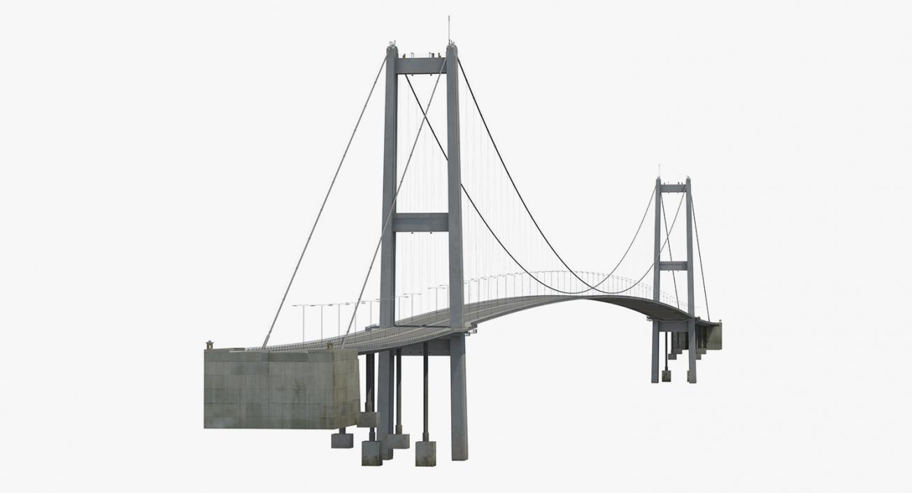 3D Suspension Bridges Collection 4