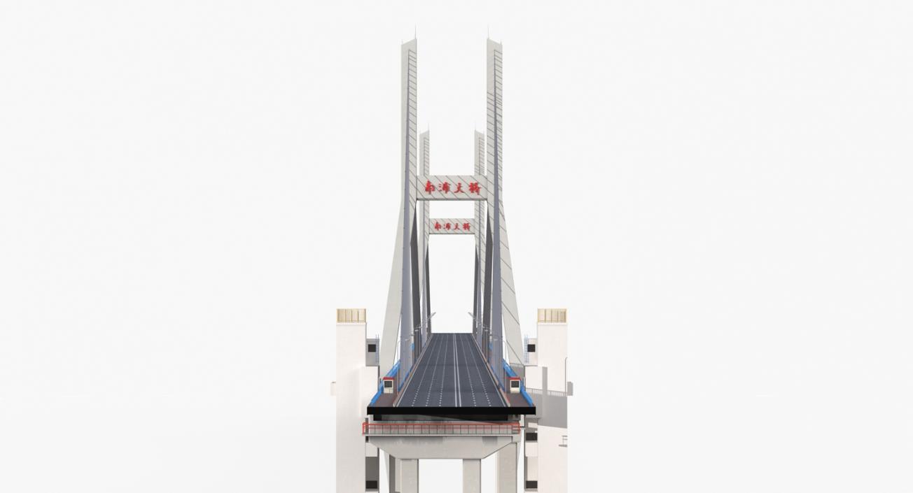 3D Suspension Bridges Collection 4