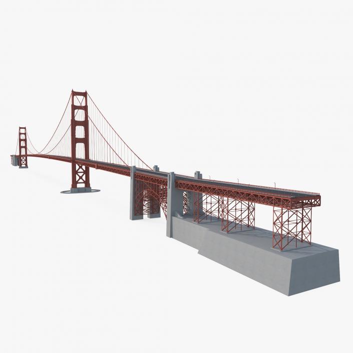 3D Suspension Bridges Collection 4