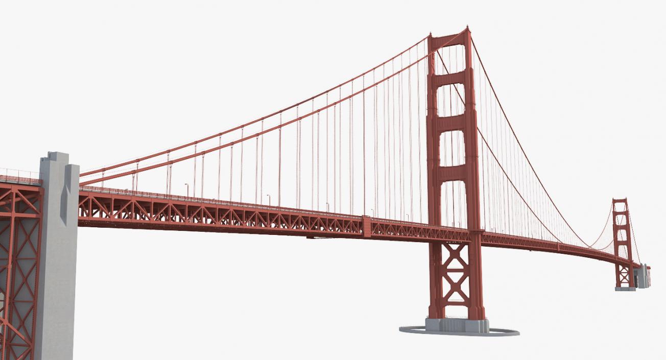 3D Suspension Bridges Collection 4