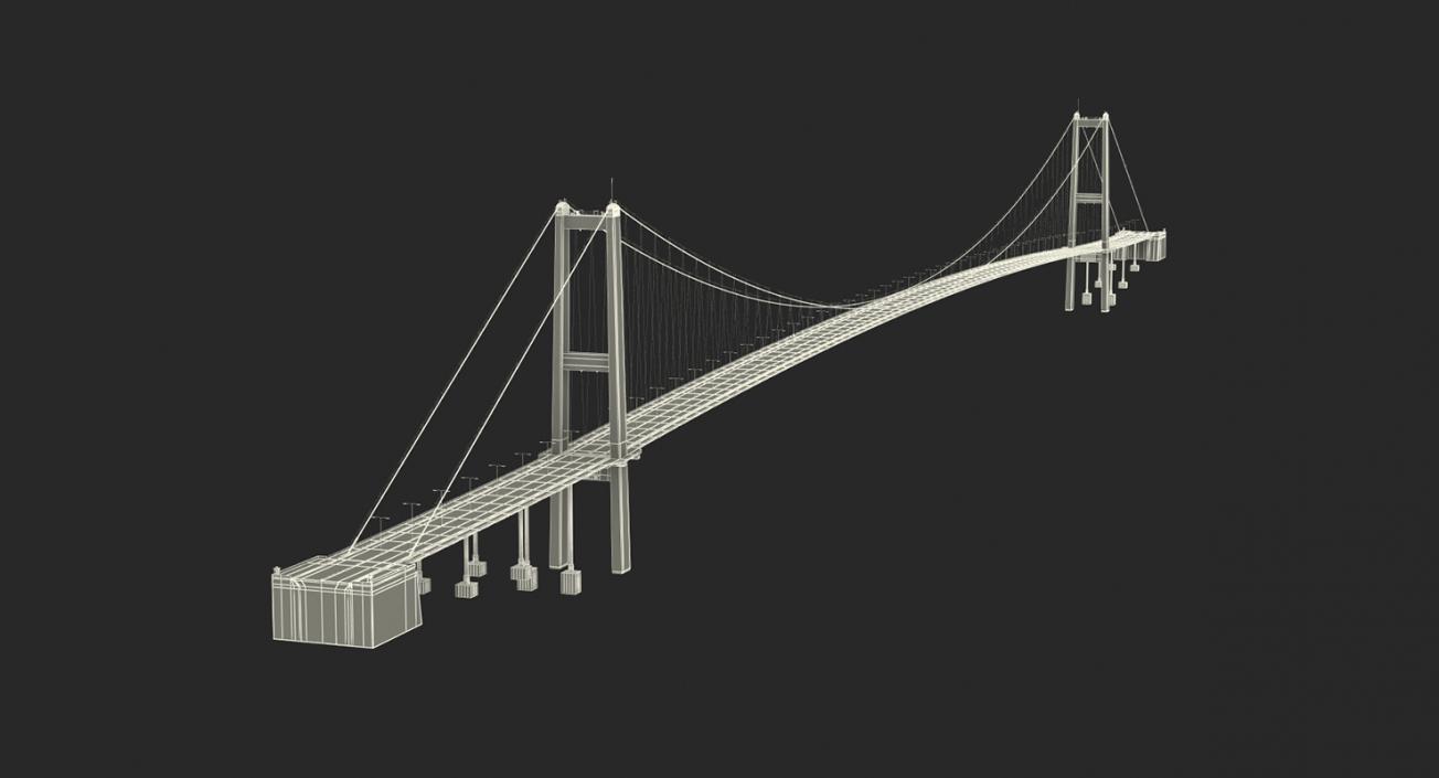 3D Suspension Bridges Collection 4