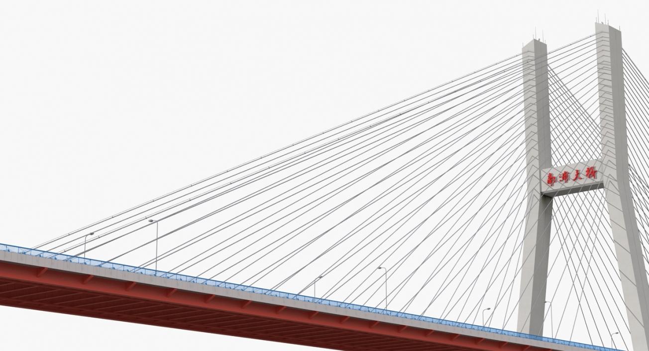 3D Suspension Bridges Collection 4