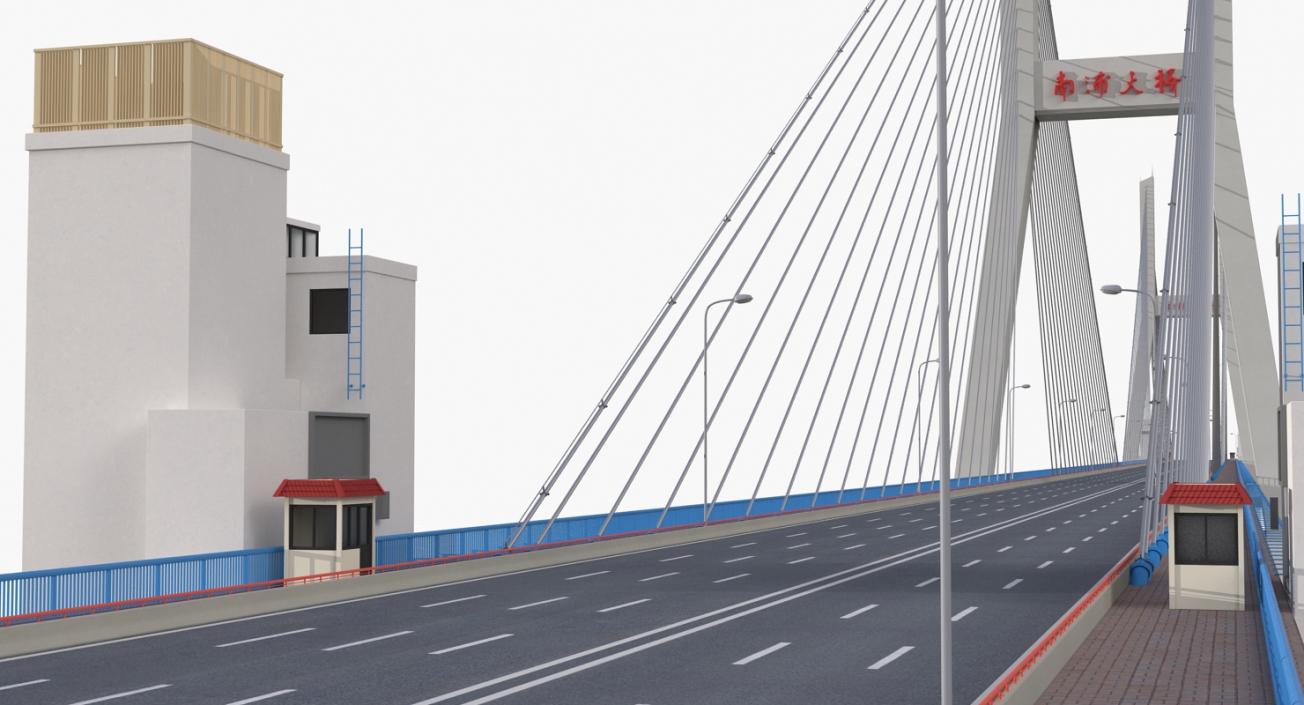 3D Suspension Bridges Collection 4