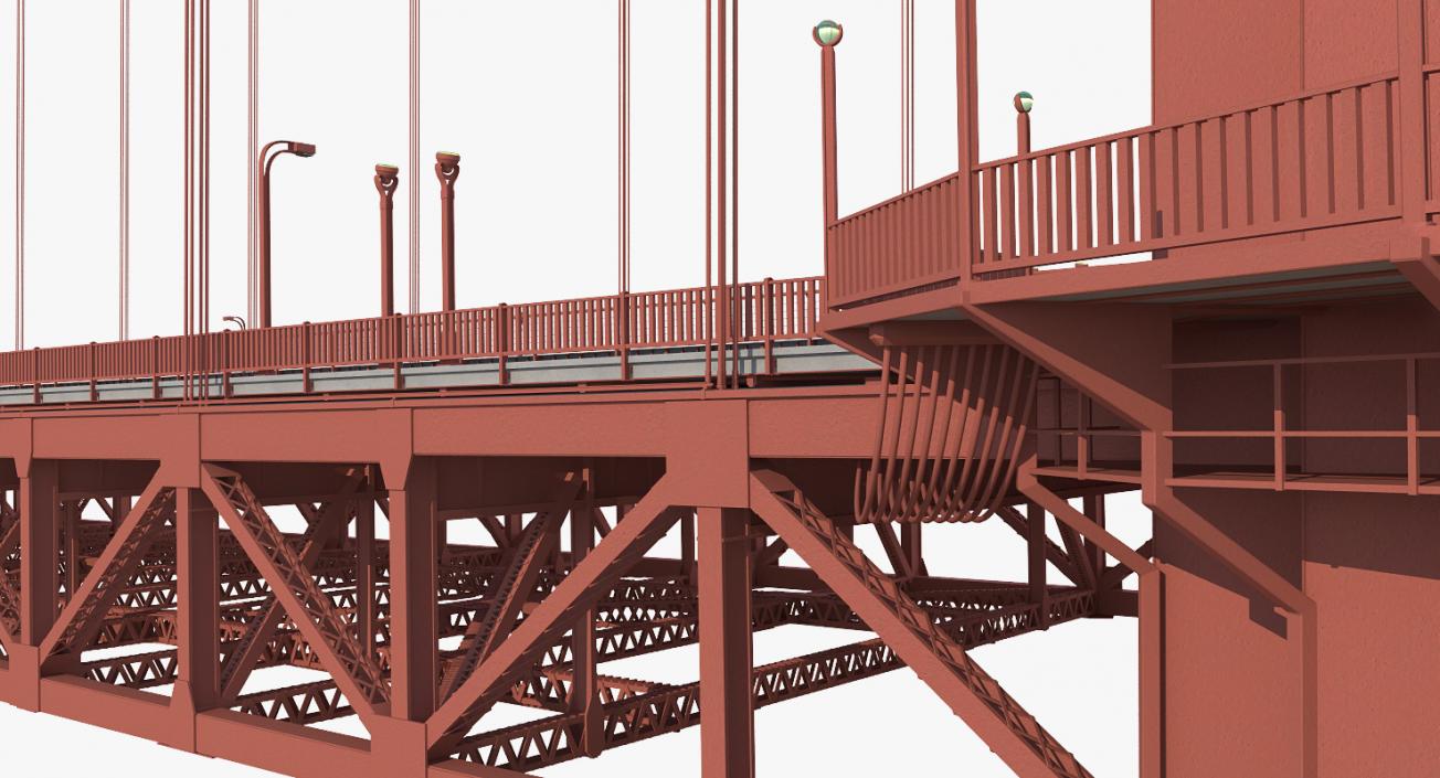 3D Suspension Bridges Collection 4