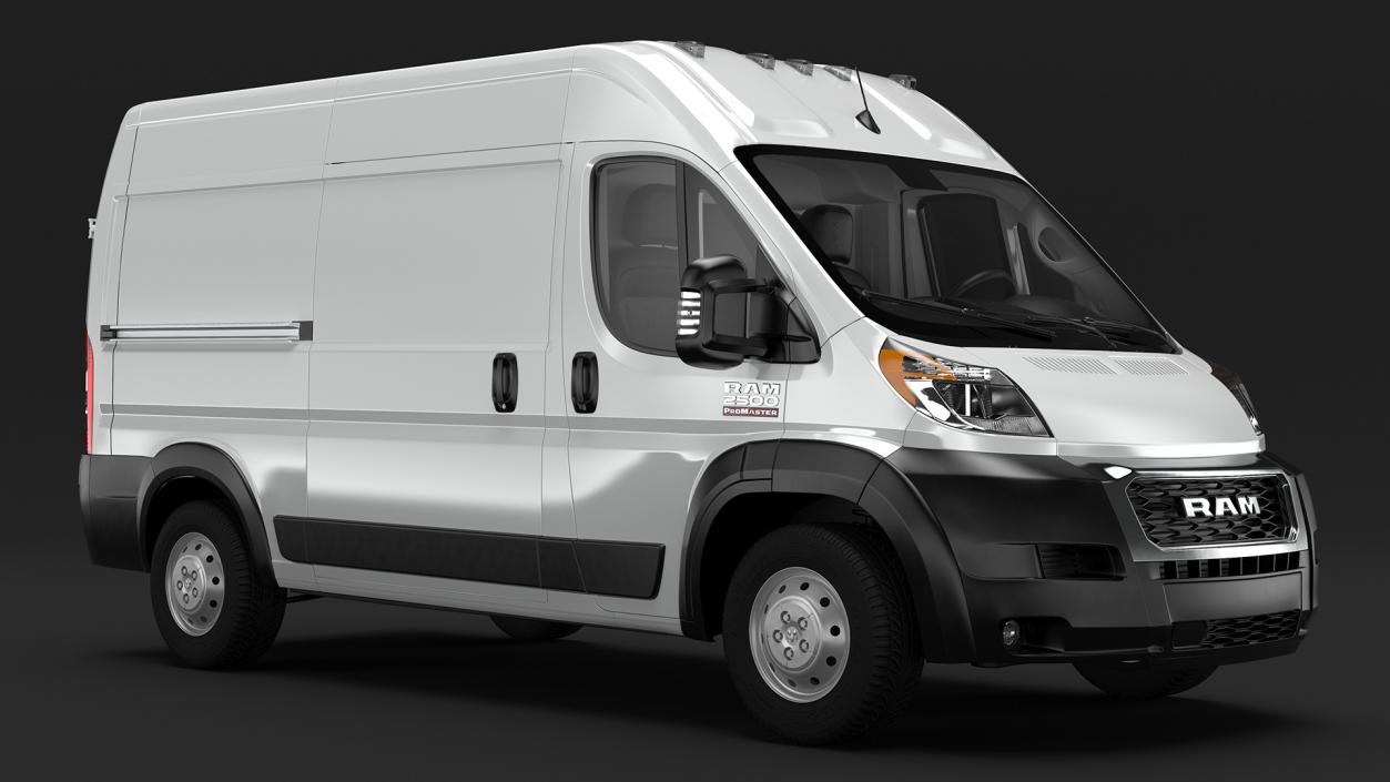 3D 2022 RAM Promaster 136 Simple Interior model