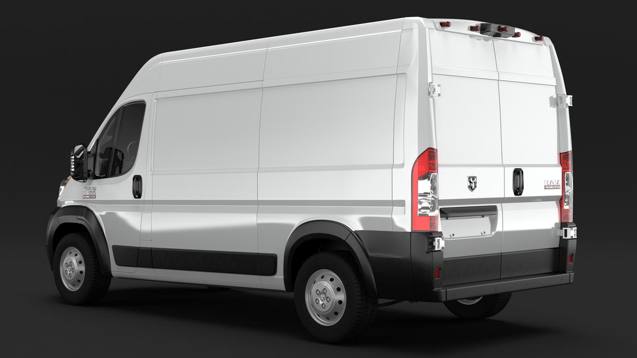 3D 2022 RAM Promaster 136 Simple Interior model