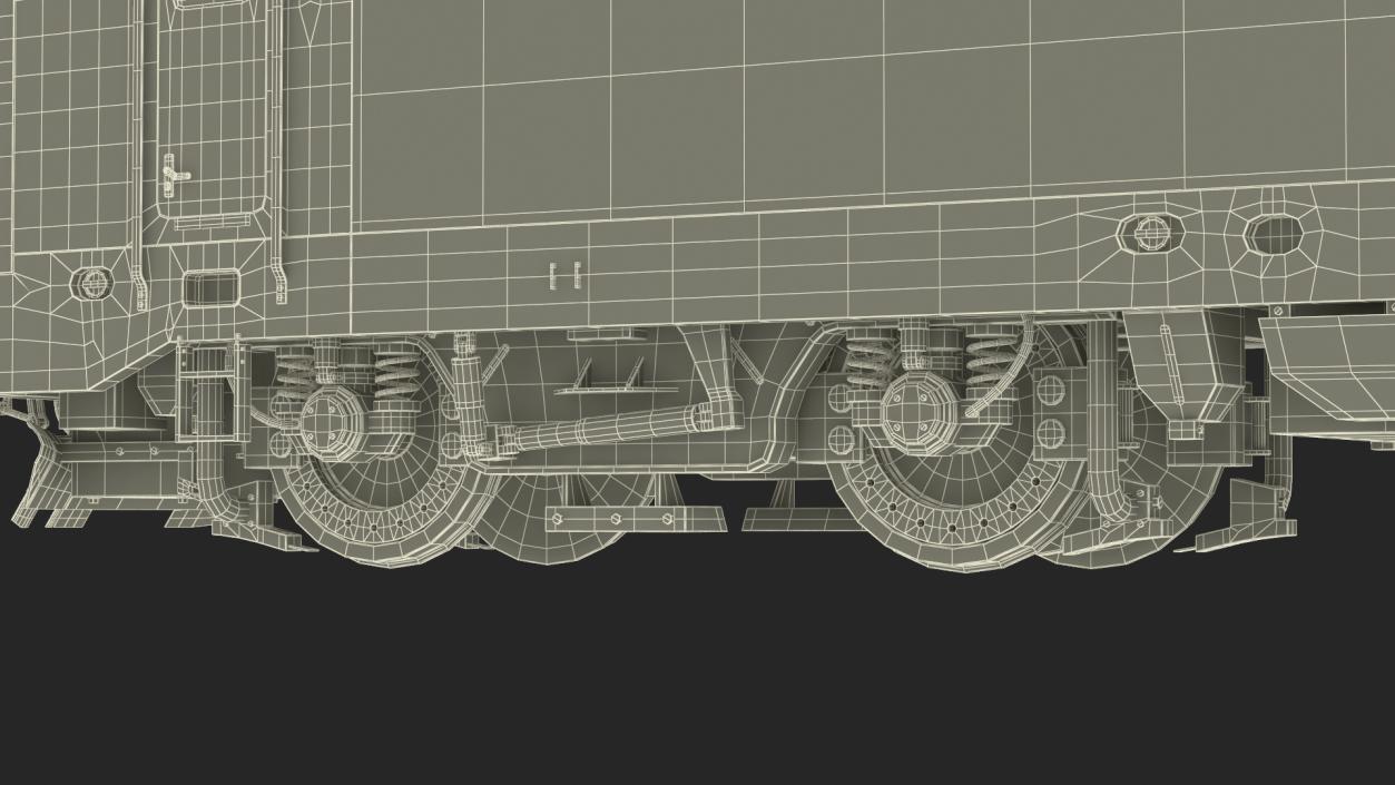 Red Siemens Vectron Locomotive Rigged 3D