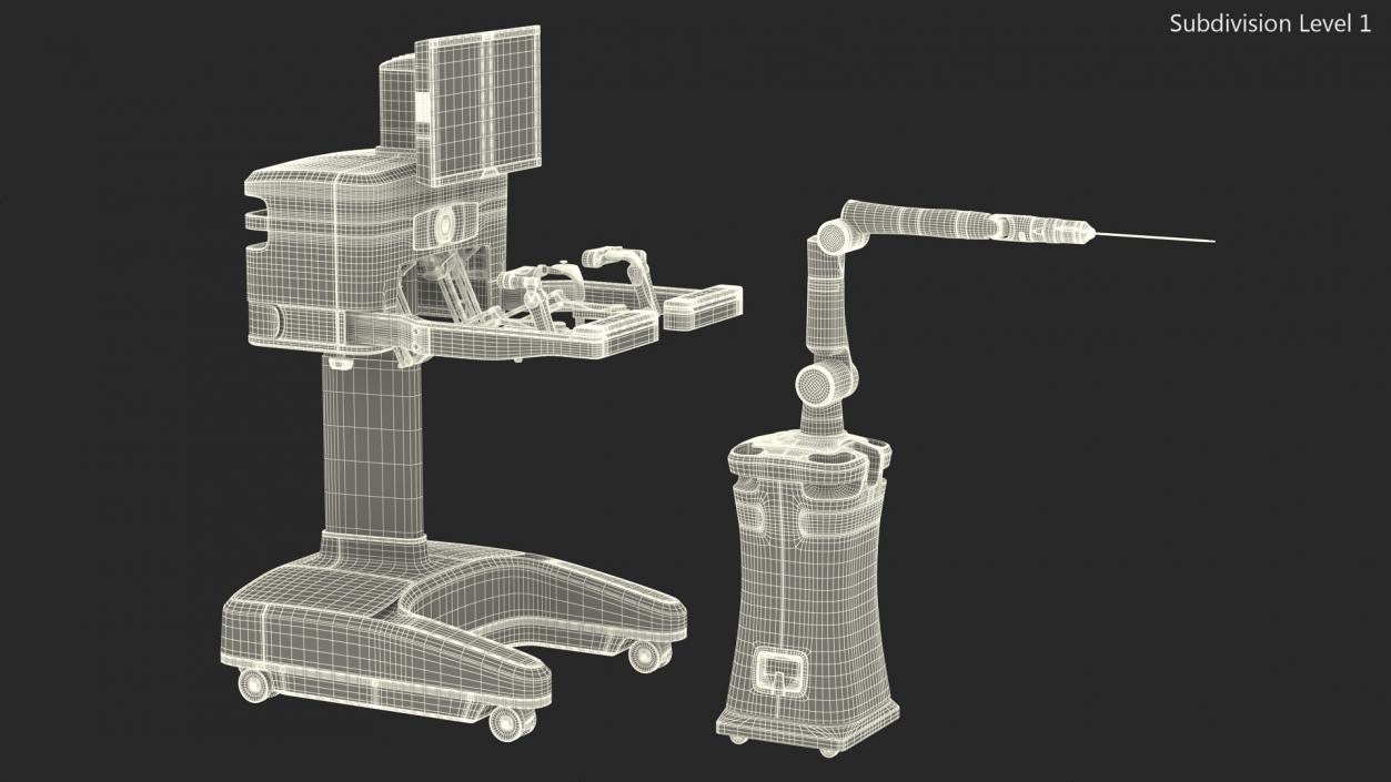 3D Robotic Surgical System model