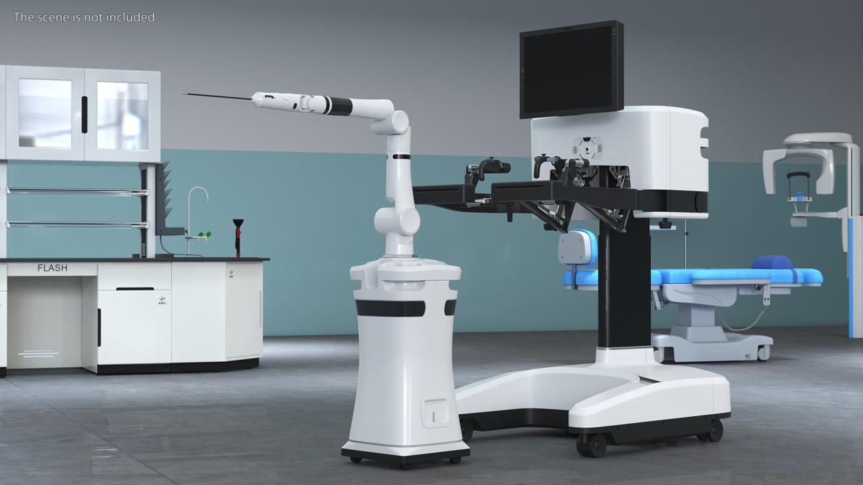 3D Robotic Surgical System model