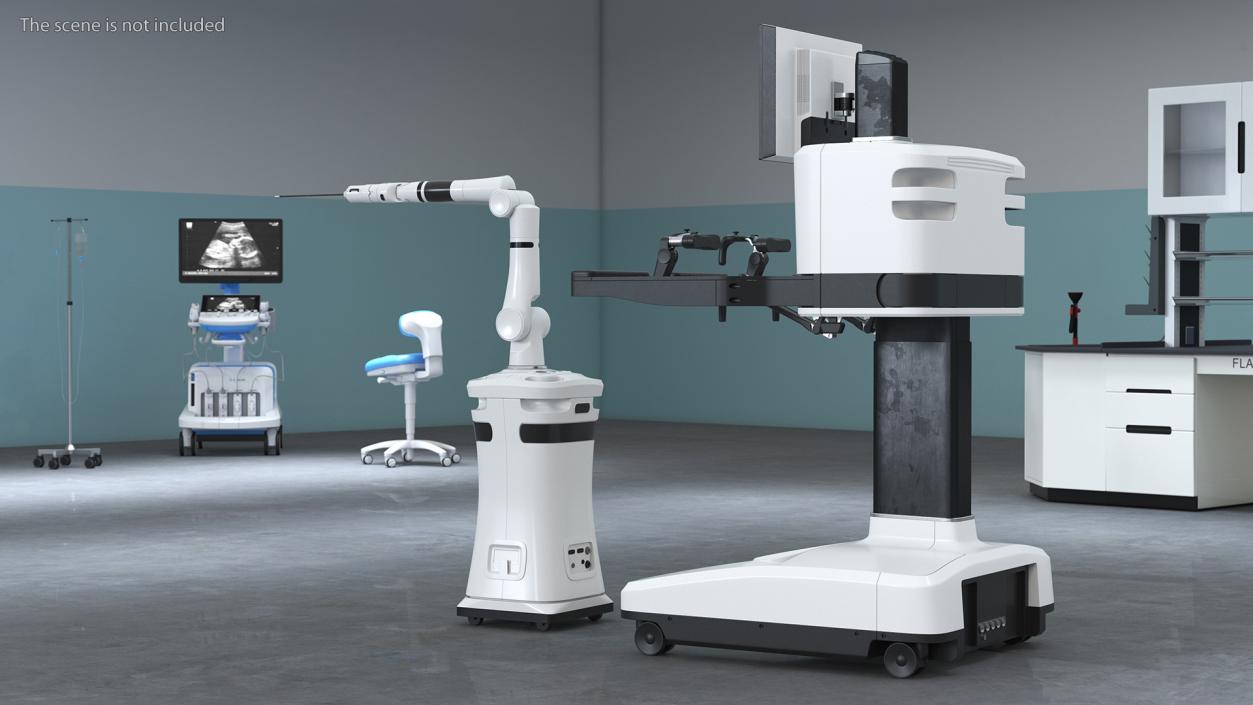 3D Robotic Surgical System model