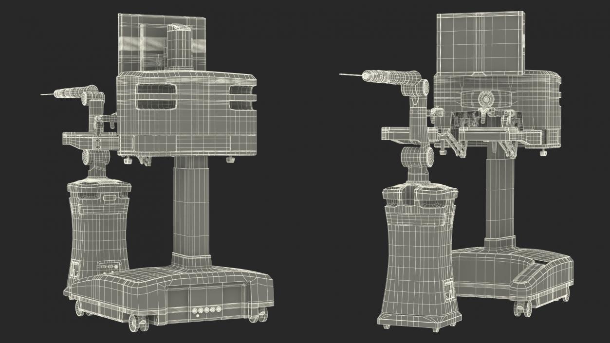 3D Robotic Surgical System model