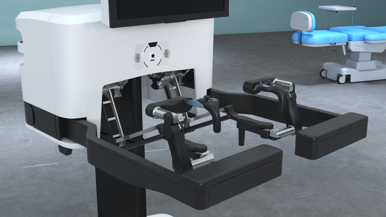 3D Robotic Surgical System model