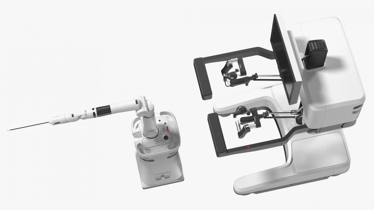 3D Robotic Surgical System model