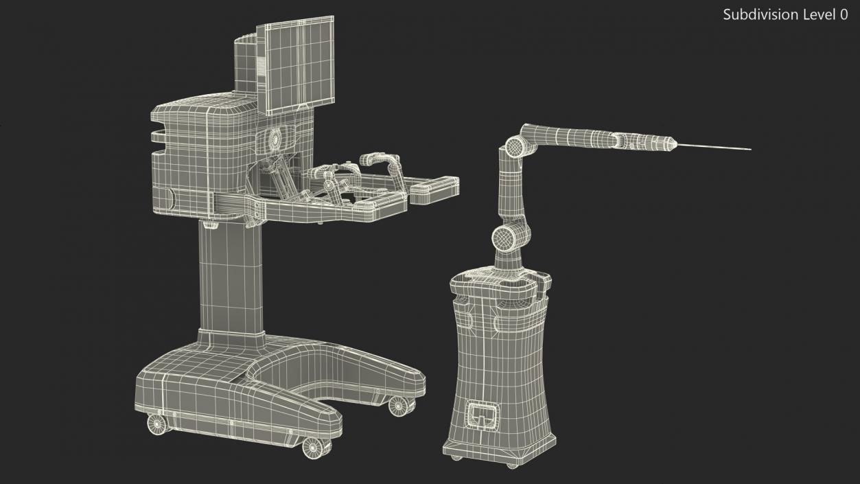 3D Robotic Surgical System model