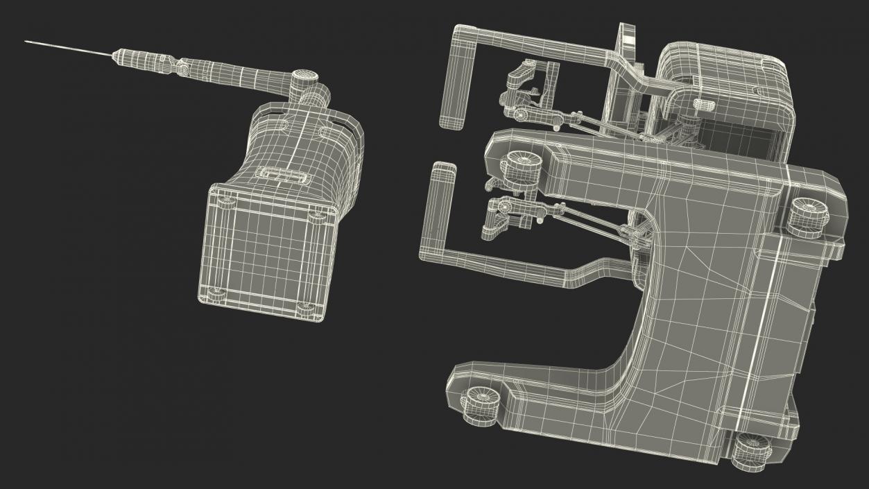 3D Robotic Surgical System model