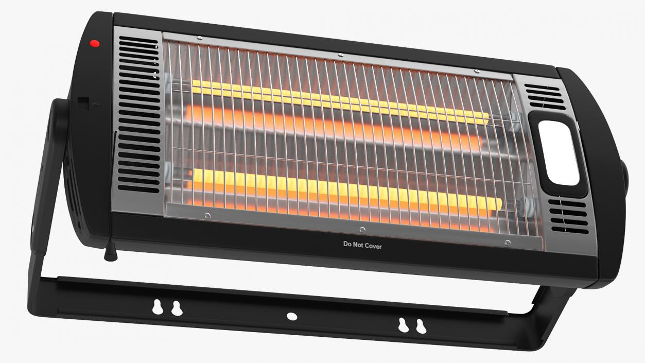 DONYER Power Quartz Tube Heater On 3D model