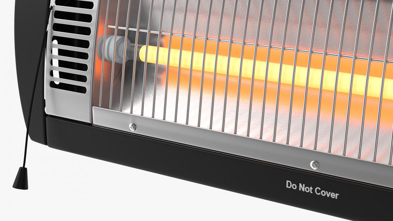 DONYER Power Quartz Tube Heater On 3D model