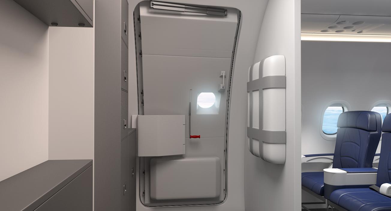 3D Airbus A321 Generic with Interior model