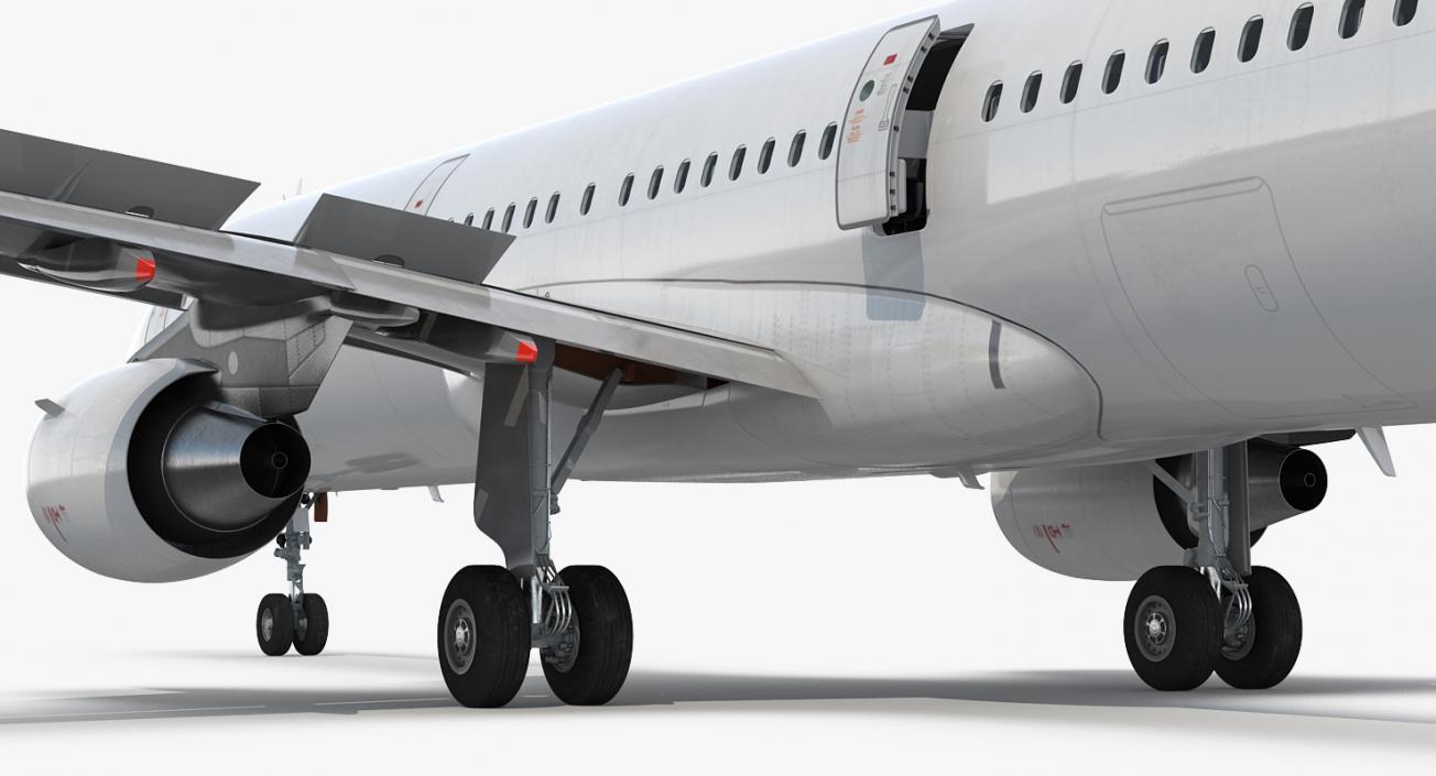 3D Airbus A321 Generic with Interior model