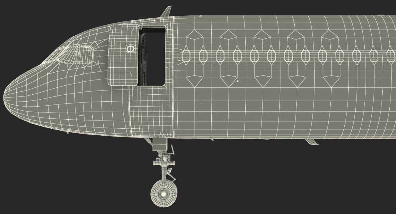 3D Airbus A321 Generic with Interior model