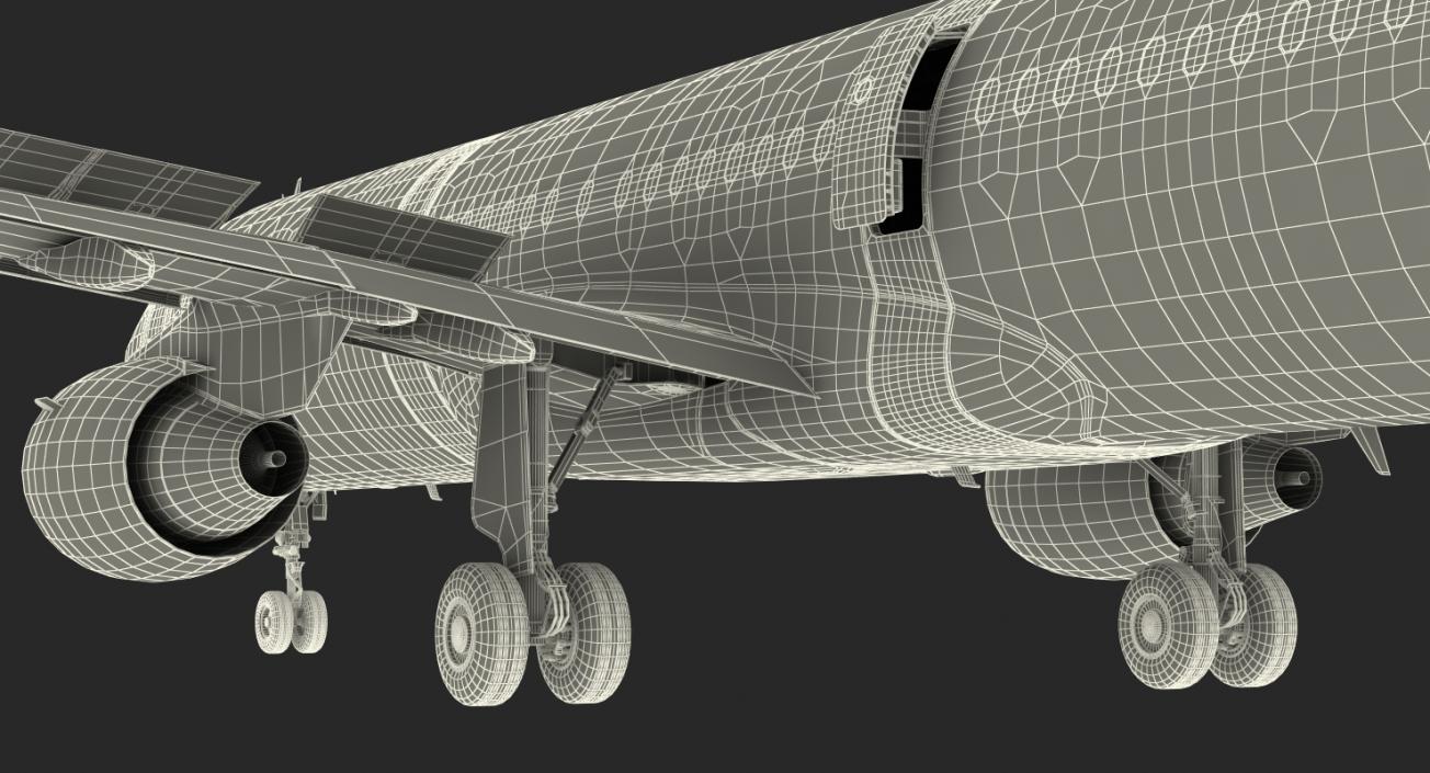 3D Airbus A321 Generic with Interior model