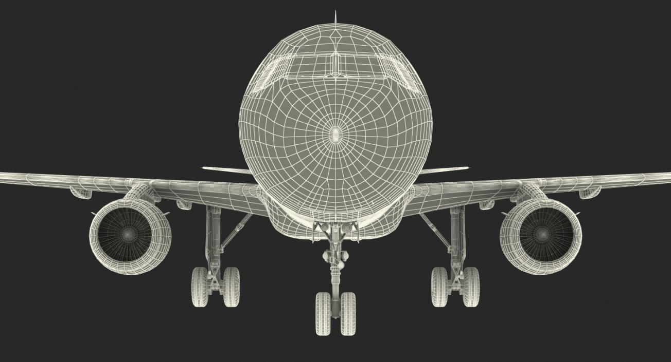 3D Airbus A321 Generic with Interior model