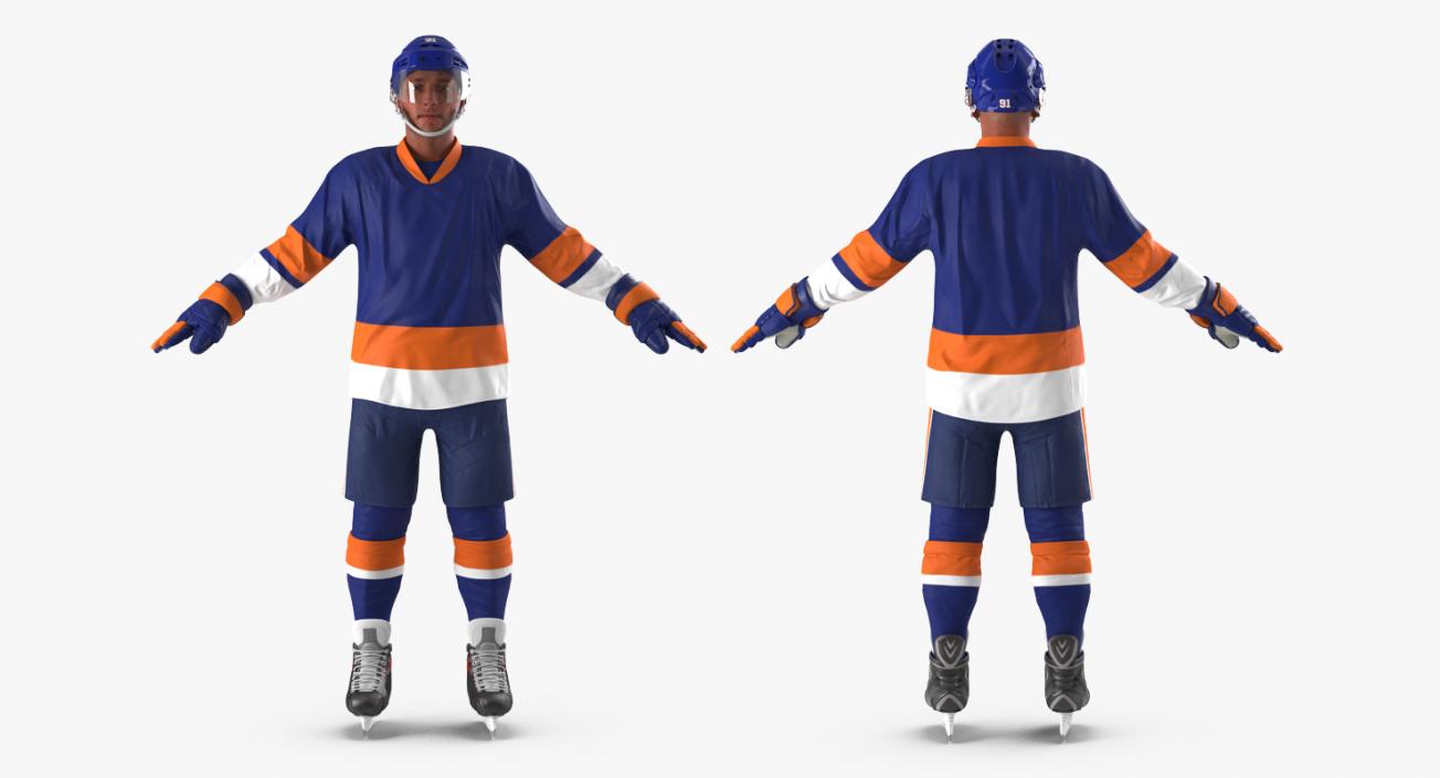 3D Hockey Player Generic 4 model