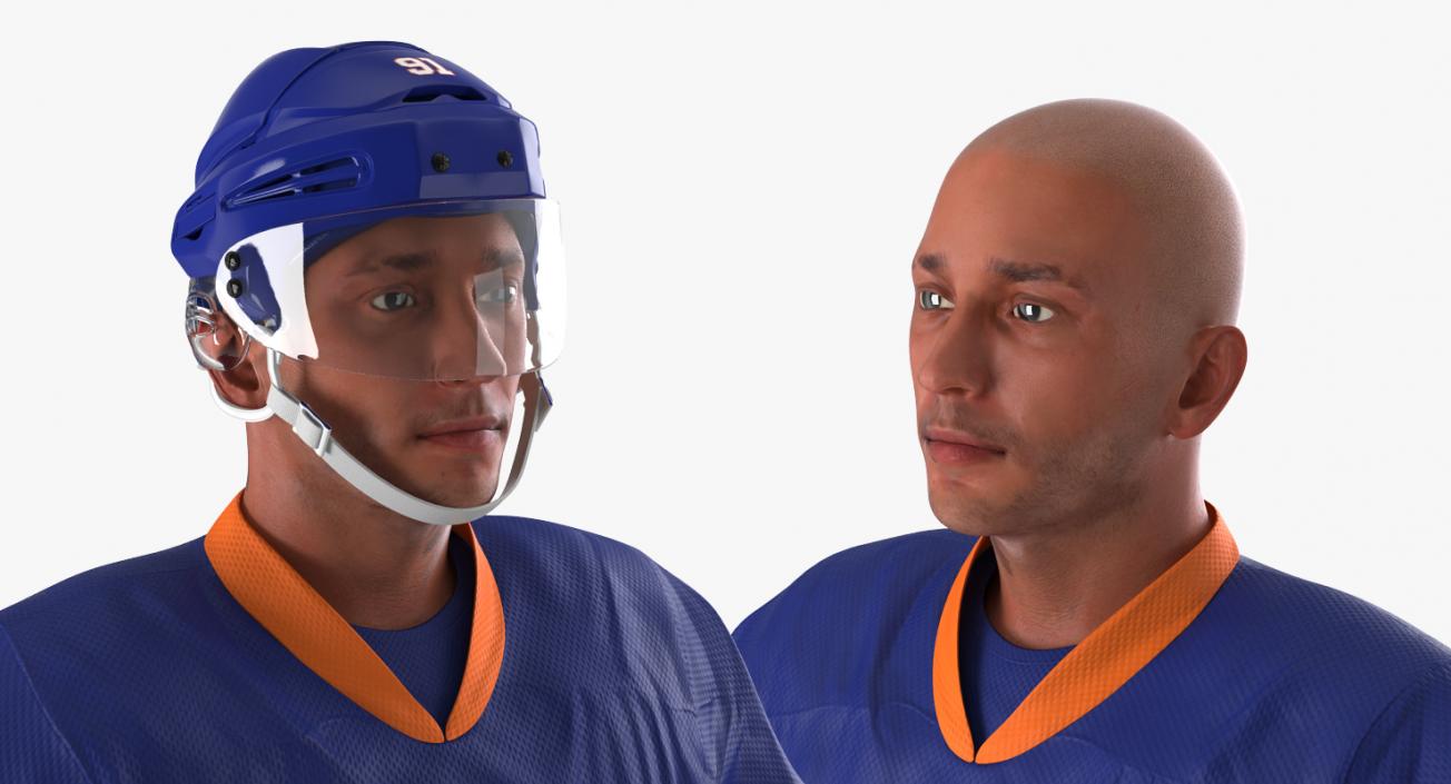 3D Hockey Player Generic 4 model