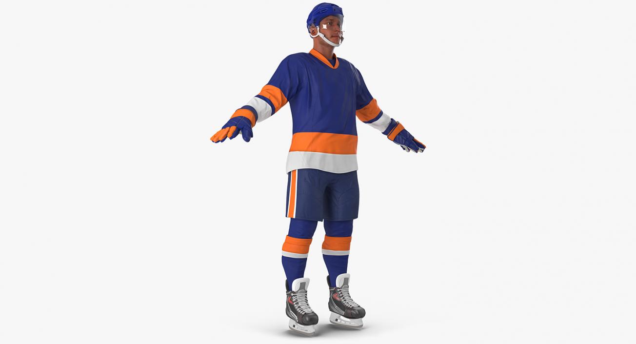 3D Hockey Player Generic 4 model