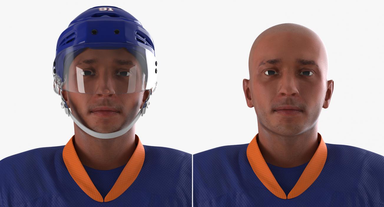 3D Hockey Player Generic 4 model