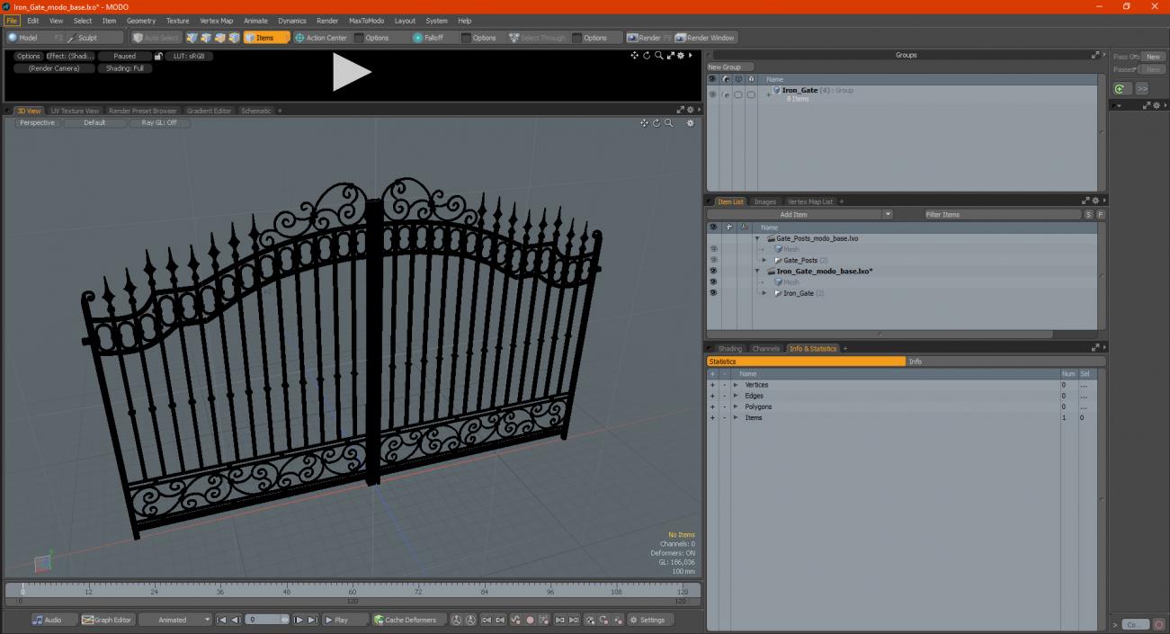 Iron Gate 3D model