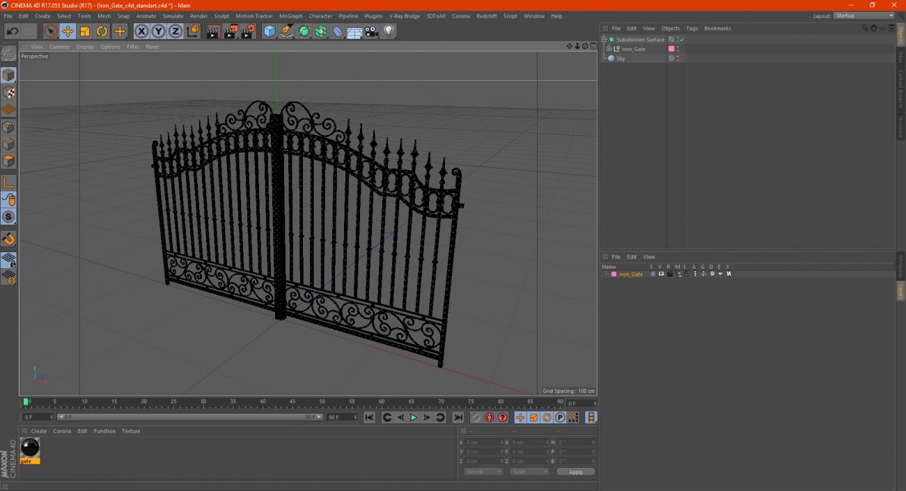 Iron Gate 3D model