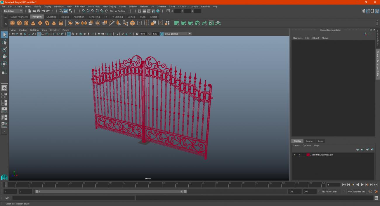 Iron Gate 3D model