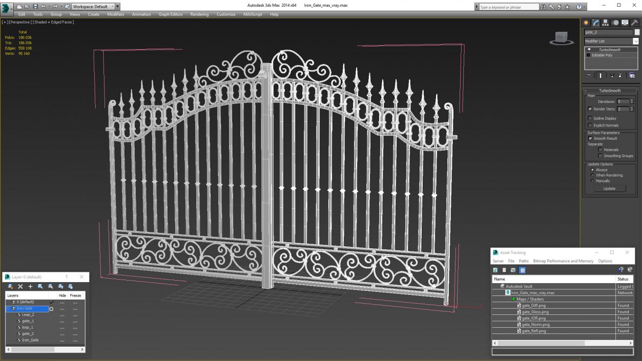 Iron Gate 3D model