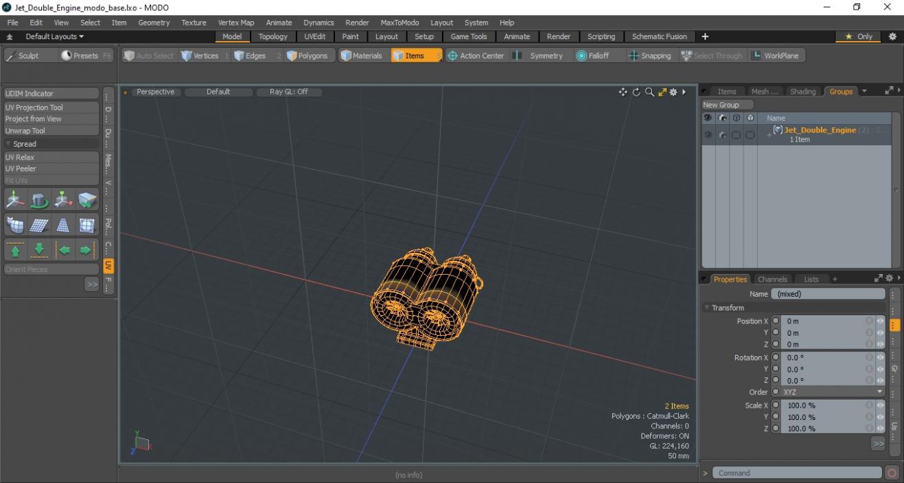 Jet Double Engine 3D