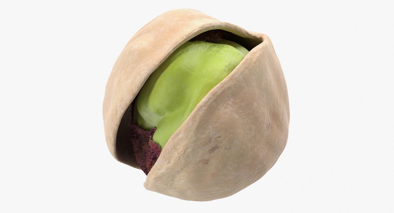 3D Opened Pistachio