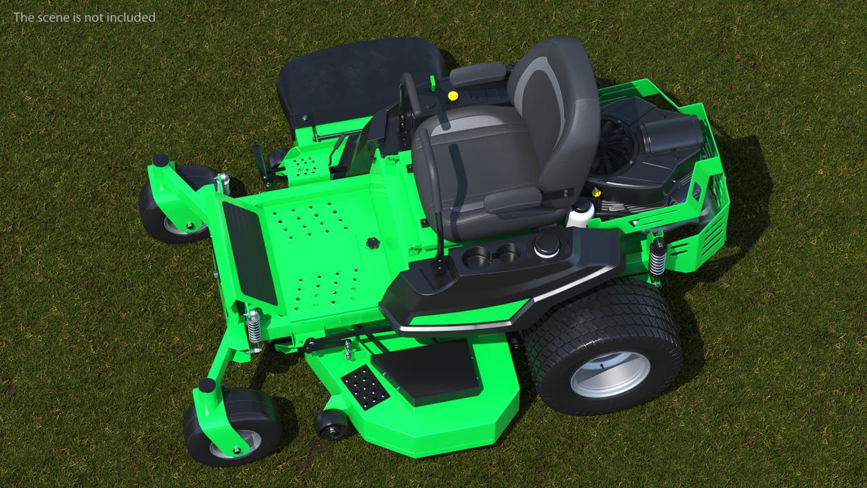 3D Zero Turn Lawn Mower Generic model