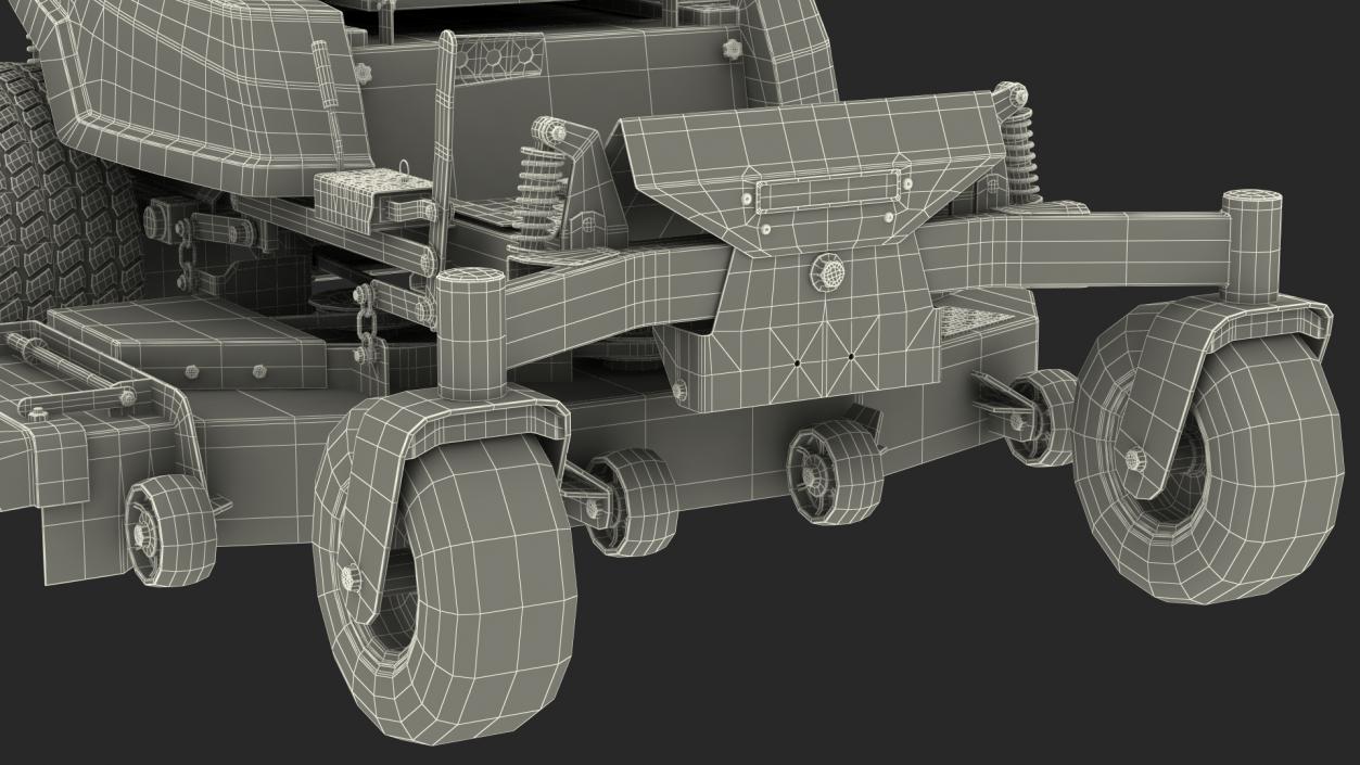 3D Zero Turn Lawn Mower Generic model