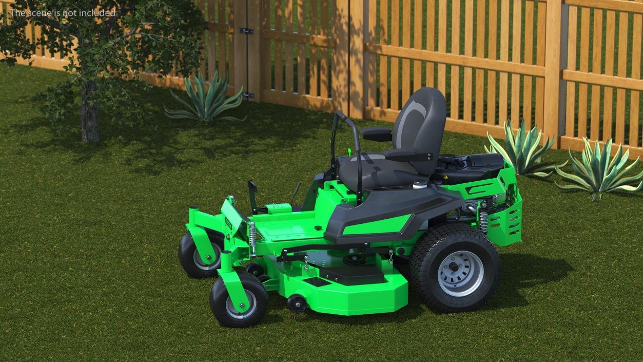 3D Zero Turn Lawn Mower Generic model