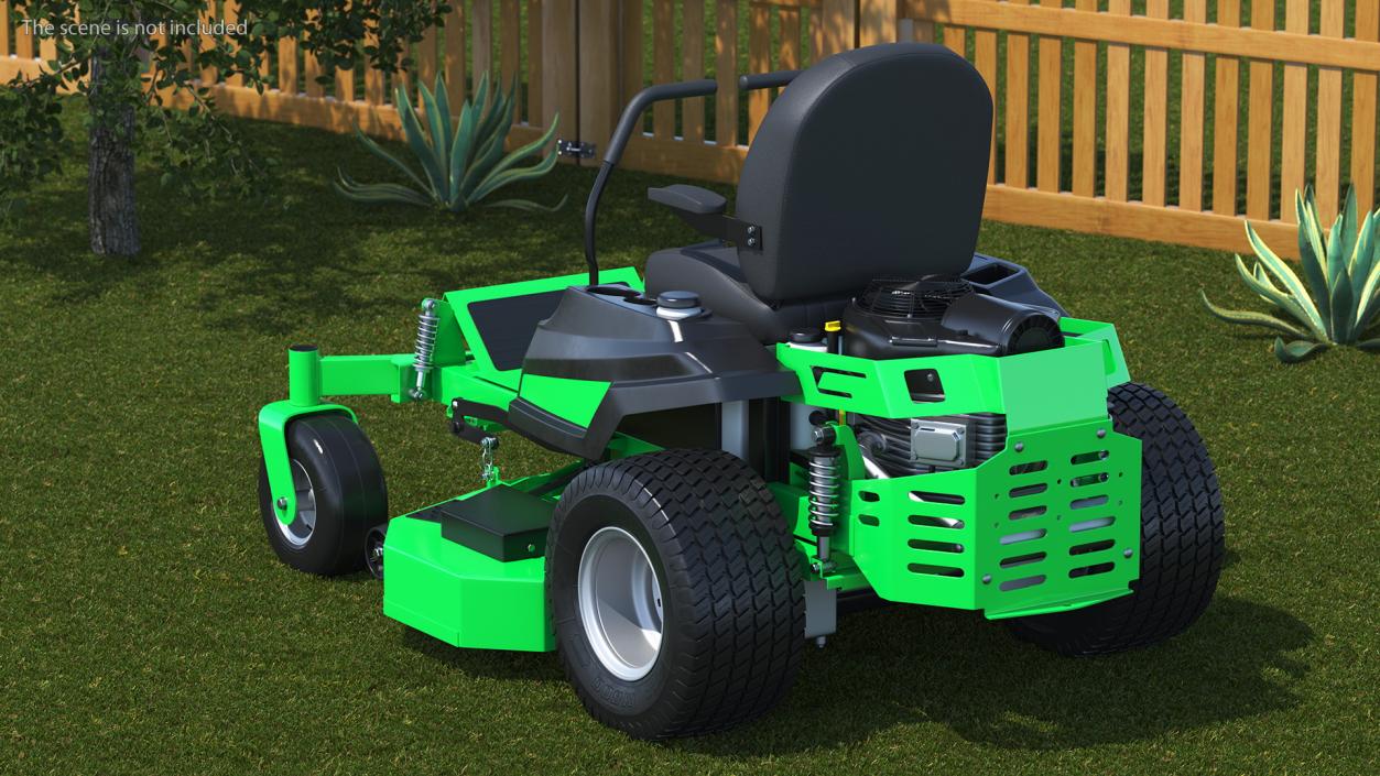 3D Zero Turn Lawn Mower Generic model