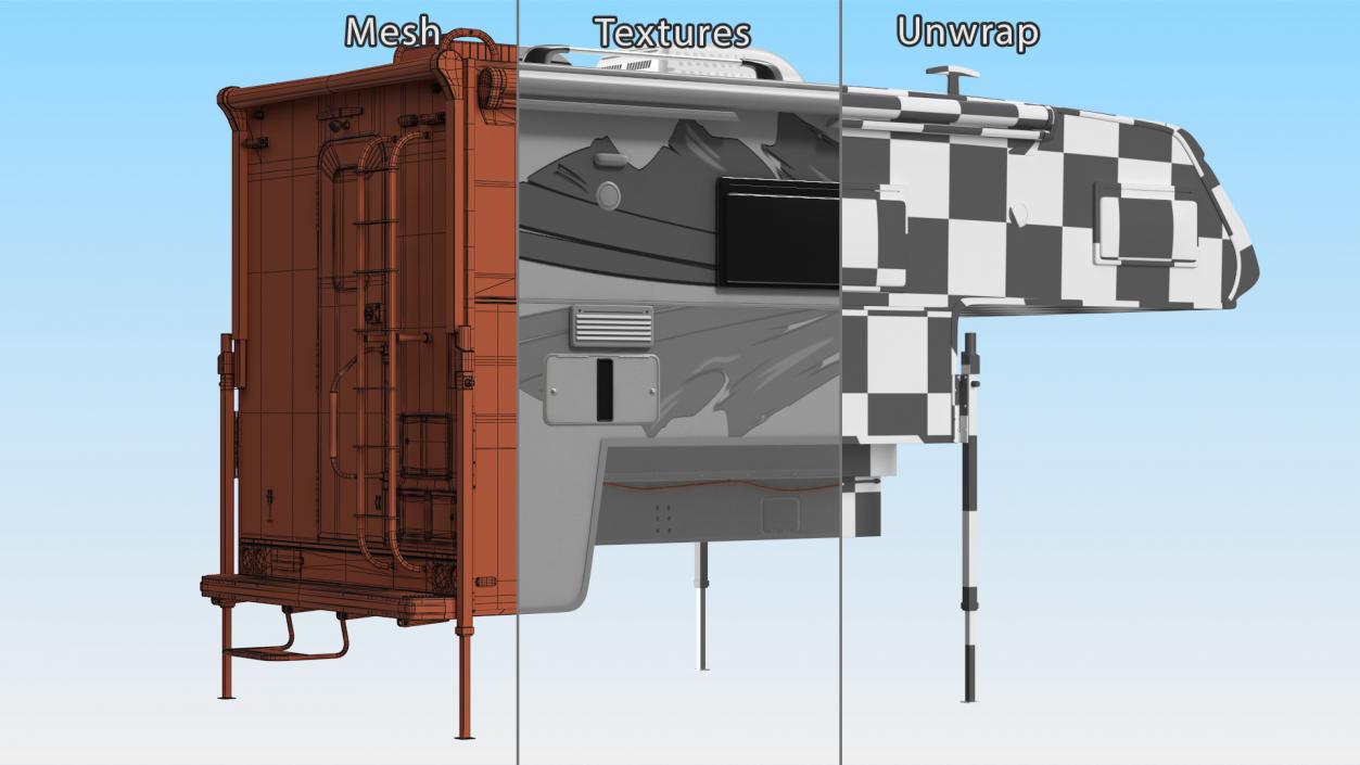 Lance 960 Truck Camper 3D