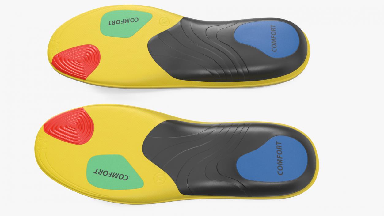 Orthopedic Shoe Insole with Foot 3D