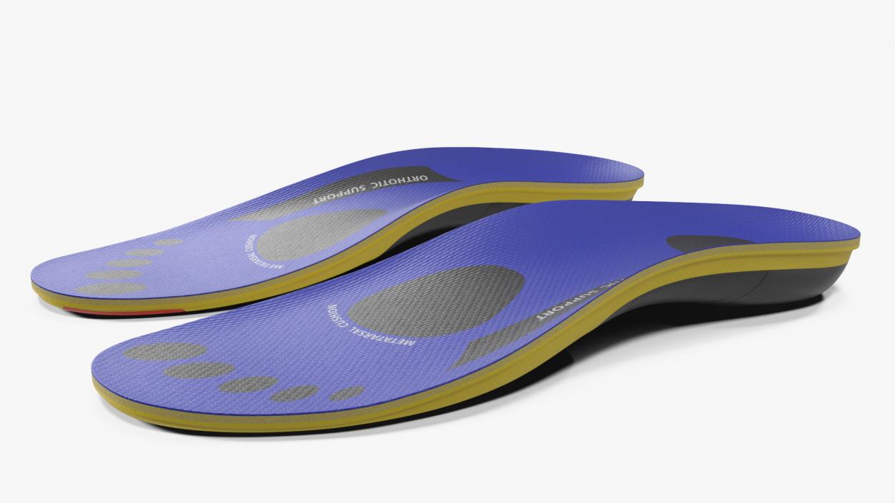 Orthopedic Shoe Insole with Foot 3D