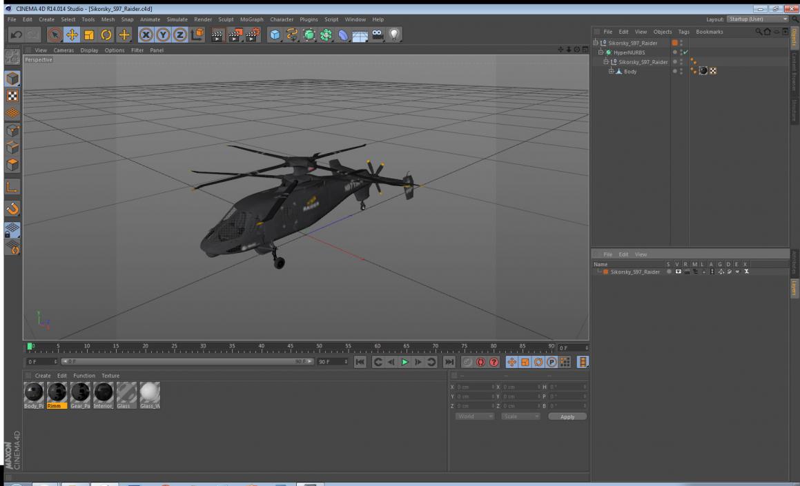 Sikorsky S97 Raider 3D model