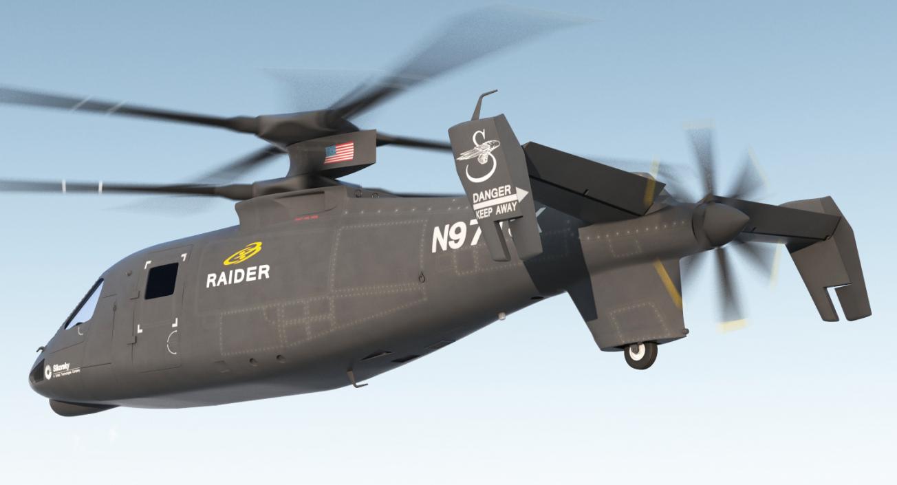 Sikorsky S97 Raider 3D model