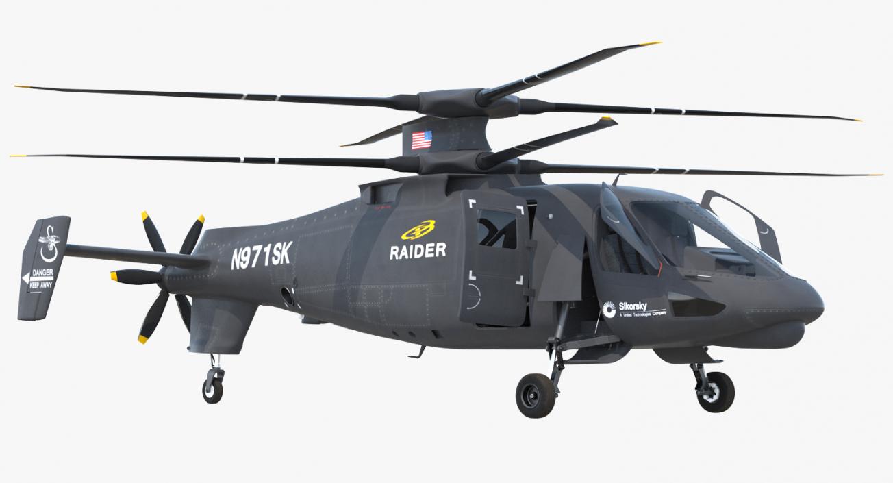 Sikorsky S97 Raider 3D model