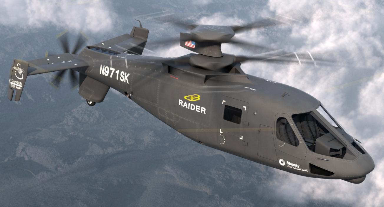 Sikorsky S97 Raider 3D model